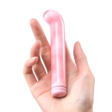 Компактный вибратор из стекла BeYourLover Magic Cane, розовый