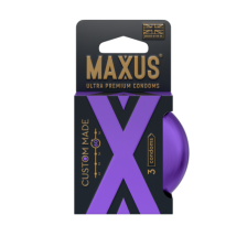 Презервативы MAXUS Custom Made 60 в железном кейсе, увеличенные X-Edition, 3 шт