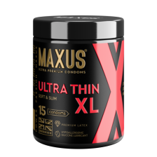 Презервативы MAXUS ультратонкие увеличенные X-Edition, с ж/к, 15 шт