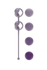 Набор из 4 фиолетовых вагинальных шариков Valkyrie, фиолетовый