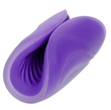 Фиолетовый рельефный мастурбатор Spiral Grip, фиолетовый