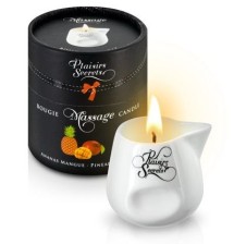 Массажная свеча с ароматом манго и ананаса Bougie de Massage Ananas Mangue - 80 мл., белый