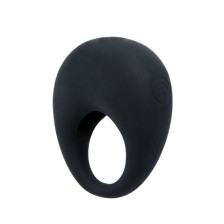 Черное вибрирующее эрекционное кольцо Trap, черный