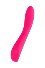 Розовый нереалистичный вибратор JOS Twig - 20,5 см., розовый