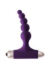 Фиолетовая анальная вибропробка New Edition Splendor - 12,1 см., фиолетовый