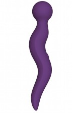 Фиолетовый жезловый вибромассажёр Cassi - 21 см., фиолетовый