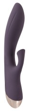 Фиолетовый вибратор-кролик Javida Sucking - 21,6 см., фиолетовый