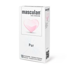 Презервативы Masculan Pur, 10 шт. Ультратонкие с увеличенным количеством смазки