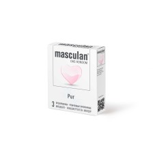 Презервативы Masculan Pur, 3 шт. Ультратонкие с увеличенным количеством смазки
