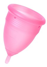 Розовая менструальная чаша Eromantica Lila L