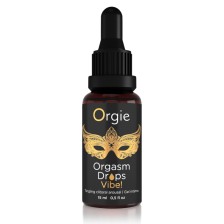 Возбуждающий съедобный гель для клитора Orgie Orgasm Drops Vibe!, 15 мл