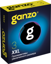 Презервативы GANZO XXL, латекс, 18 см, 3 шт