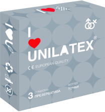 Презервативы точечные Unilatex Dotted 3 шт