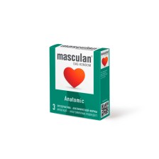 Презервативы Masculan Anatomic Анатомические, 3 шт