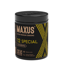 Презервативы MAXUS Special с железным кейсом, точечно-ребристые, 12 шт