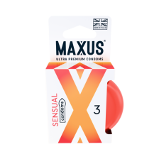 Презервативы MAXUS Sensual, анатомические, 3 шт