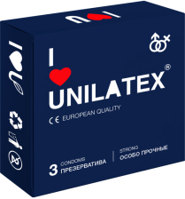 Презервативы ультрапрочные Unilatex Extra Strong 3 шт