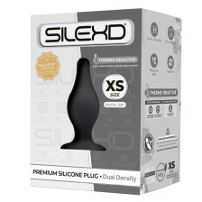 Анальная втулка SILEXD Plug Model 2, черный, XS