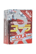 Презервативы Sagami Xtreme Cola с ароматом колы 3 шт