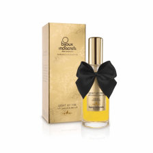 Разогревающее массажное масло Bijoux Indiscrets Light My Fire, соленая карамель, 100 мл