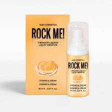 Жидкий вибратор Nuei Rock Me! с ароматом печенья и сливок - 20 мл