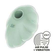 Вакуумный стимулятор клитора Satisfyer Cloud Dancer, мятный